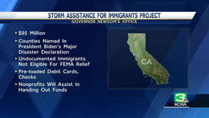 California to provide disaster relief funds for undocumented immigrants, who aren't eligible for FEMA aid