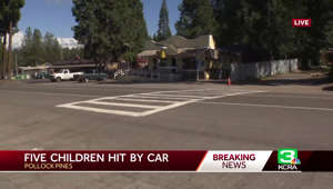 4 children airlifted to hospitals after hit by car in Pollock Pines, CHP says