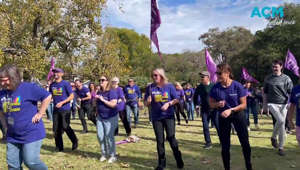 Honking horns beeped in support as hundreds of Newcastle University staff formed a sea of purple as part of a 24 hour strike for fair pay and safer workloads, on Thursday morning, June 1.