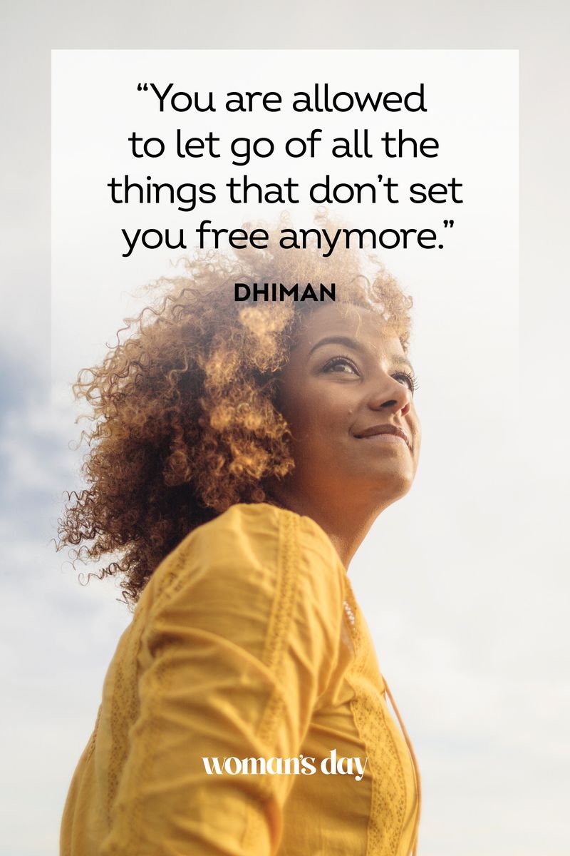 <p>“You are allowed to let go of all the things that don’t set you free anymore.”</p>