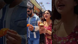 Watch: Vicky, Sara Enjoy Kulhad Pizza And Potato Twister In Indore | #Shorts | Viral Trending Video
