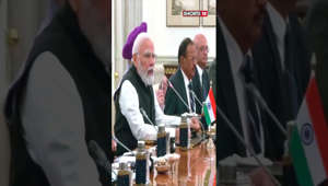 PM Modi, Nepal PM Prachanda Hold Bilateral Talks In Delhi | #shorts #viral