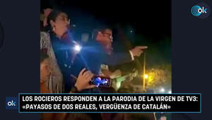 Los rocieros responden a la parodia de la Virgen de TV3: «Payasos de dos reales, vergüenza de catalán»