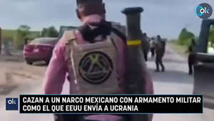Cazan a un narco mexicano con armamento militar como el que EEUU envía a Ucrania