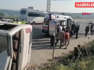 İşçi Servis Midibüsü TIR'a Çarparak Devrildi: 13 Yaralı