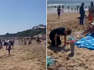 Bournemouth beach packed with tourists one day after children died in tragic accident