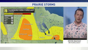 Storm engery stretches across Saskatchewan, timing here