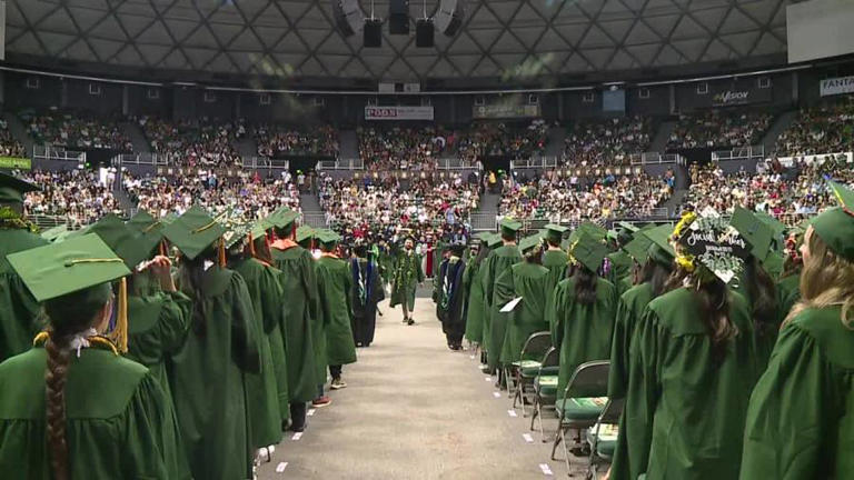 Over 2,000 University of Hawaii at Manoa students turn their tassels