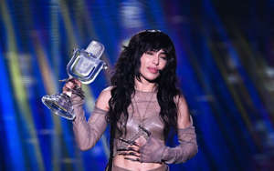Singer Larin won the 2023 European Song Contest representing Sweden with a trophy.