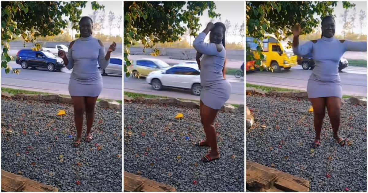 Curvy Tiktokers Sizzling Dance Brings Traffic To Standstill As She 