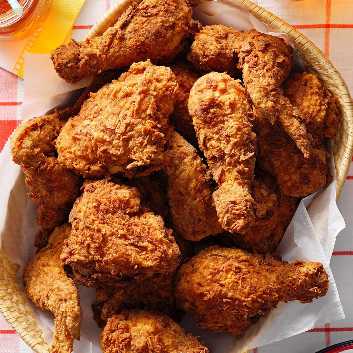 <p>If you've wanted to learn how to make crispy fried chicken, this is the recipe for you. Always a picnic favorite, this deep fried chicken recipe is delicious either hot or cold. Kids call it my Kentucky Fried Chicken! —Jeanne Schnitzler, Lima, Montana</p> <div class="listicle-page__buttons"> <div class="listicle-page__cta-button"><a href='https://www.tasteofhome.com/recipes/crispy-fried-chicken/'>Go to Recipe</a></div> </div> <p>Learn the <a href="https://www.tasteofhome.com/article/kfcs-secret-recipe-crispy-fried-chicken/">secret to KFC fried chicken</a>—which goes beyond its 11-spice seasoning blend. Then, make more <a href="https://www.tasteofhome.com/collection/kfc-copycat-recipes/">KFC copycat recipes</a>.</p>