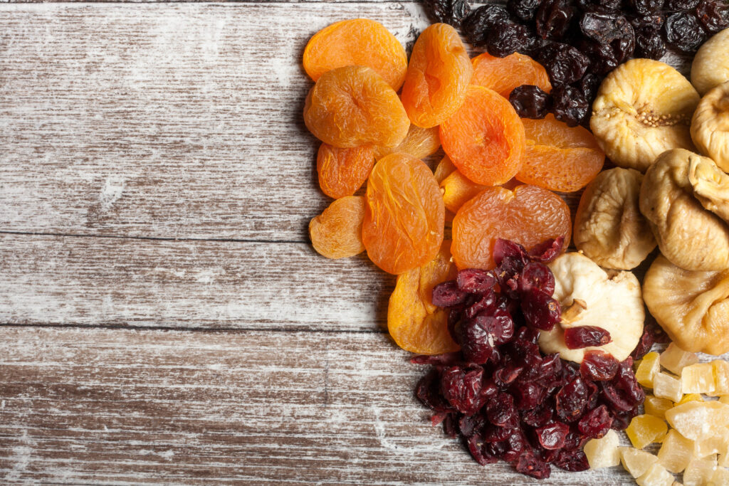 <p><span>Dried fruit might seem like the perfect option, but hold on! While it can be a tasty alternative to candy, it's important to keep moderation in mind. Be aware of its chewy goodness – dried fruit is often loaded with sugar and calories and can be a slippery slope to overindulging. Be sure to check the label and clear any varieties with added sugars and preservatives. </span></p>