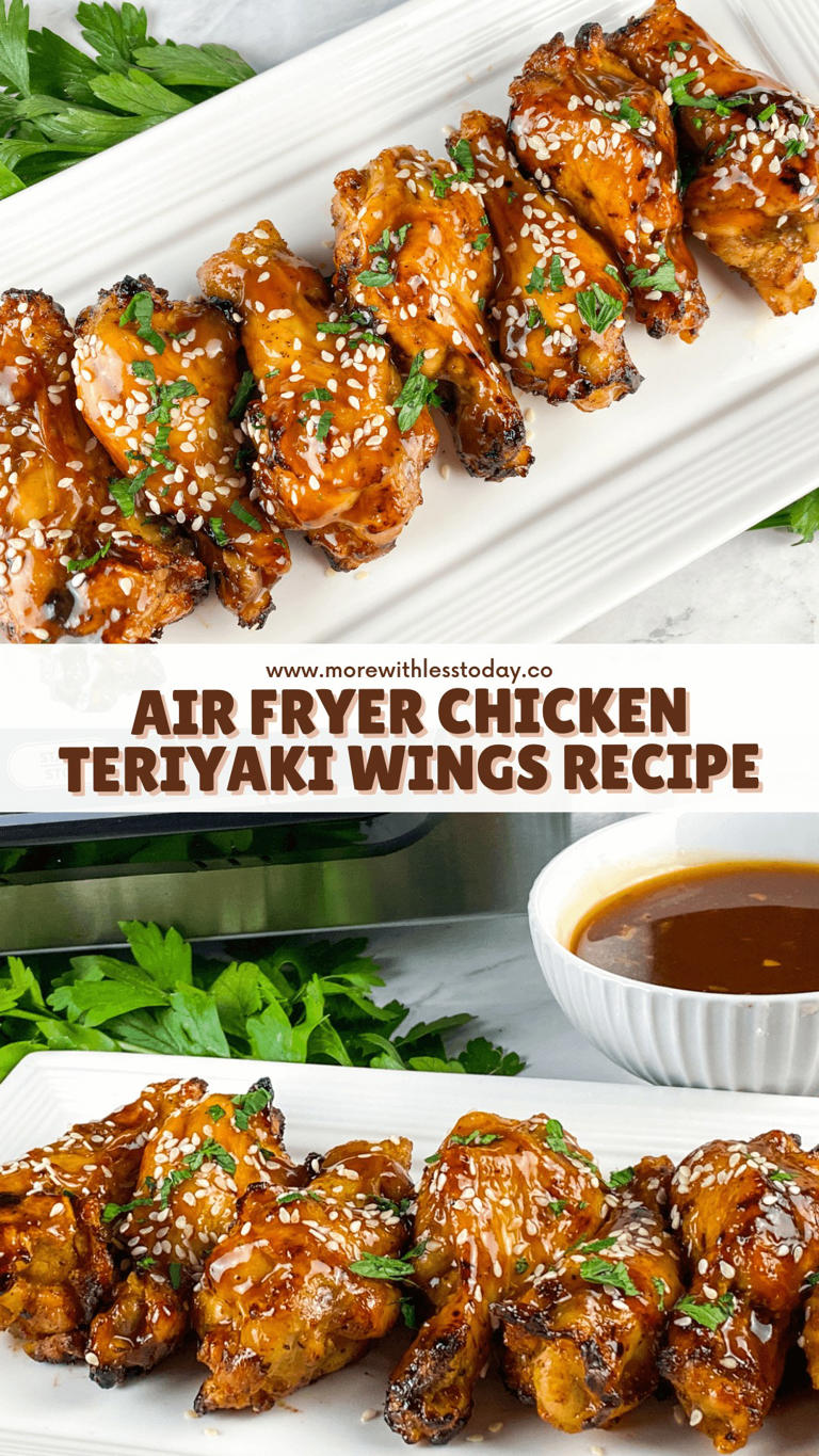 Make These Easy Air Fryer Chicken Teriyaki Wings