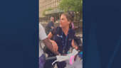 A New York hospital worker is facing criticism after a viral video showing her confrontation over a Citi Bike with a Black teen. WNBC's Checkey Beckford reports.