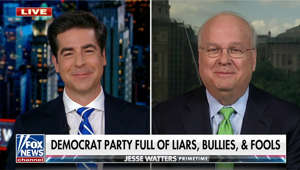 Fox News contributor Karl Rove rips into the Biden admin’s border ignorance and the scuffle between Reps. Jamaal Bowman and Marjorie Taylor Greene on ‘Jesse Watters Primetime.’