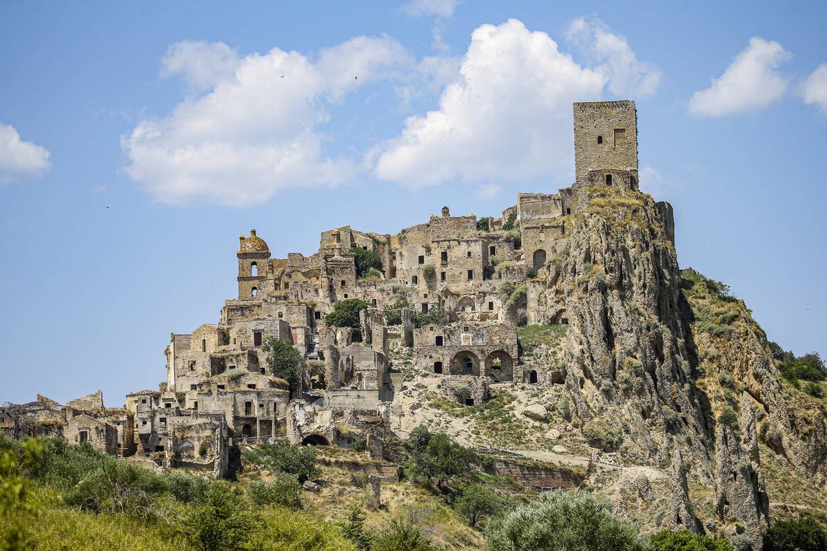 <p>Craco isn't just one or two abandoned buildings in Italy—it's an entire abandoned town. After a landslide forced the town to evacuate, it never gained its population back, so it became a ghost town that's now a tourist destination. </p>