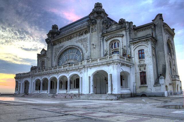 <p>Constanta was once considered to be the Monte Carlo of Romania (who knew?), so it had to have an impressive casino to live up to the name. The Constanta Casino has sat on the edge of the Black Sea since 1880 but has been abandoned since approximately 1990.</p>
