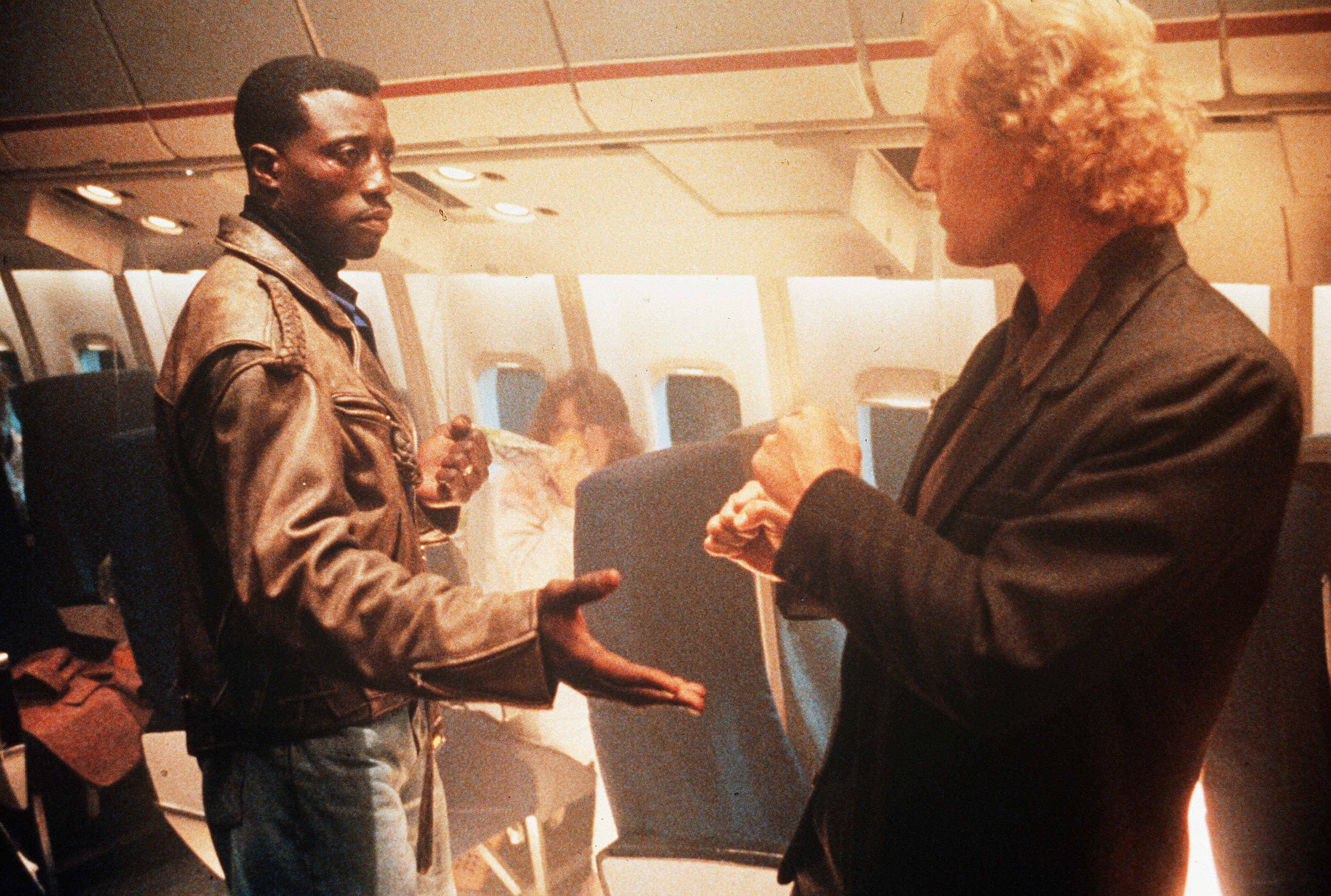 <p>This is the second Wesley Snipes film on the list. He was a massive action star in the ‘90s, whether on a train or a plane. “Passenger 57” is kind of like a smaller-scale “Con Air” without the wilder elements. Snipes plays a guy who has been a soldier, a cop, and a Secret Service agent who just so happens to be on the same flight as…the world’s most infamous terrorist who is being transported for trial? Sure, why not?</p><p>You may also like: <a href='https://www.yardbarker.com/entertainment/articles/20_movies_you_might_not_know_that_were_adapted_from_books/s1__38836882'>20 movies you might not know that were adapted from books</a></p>
