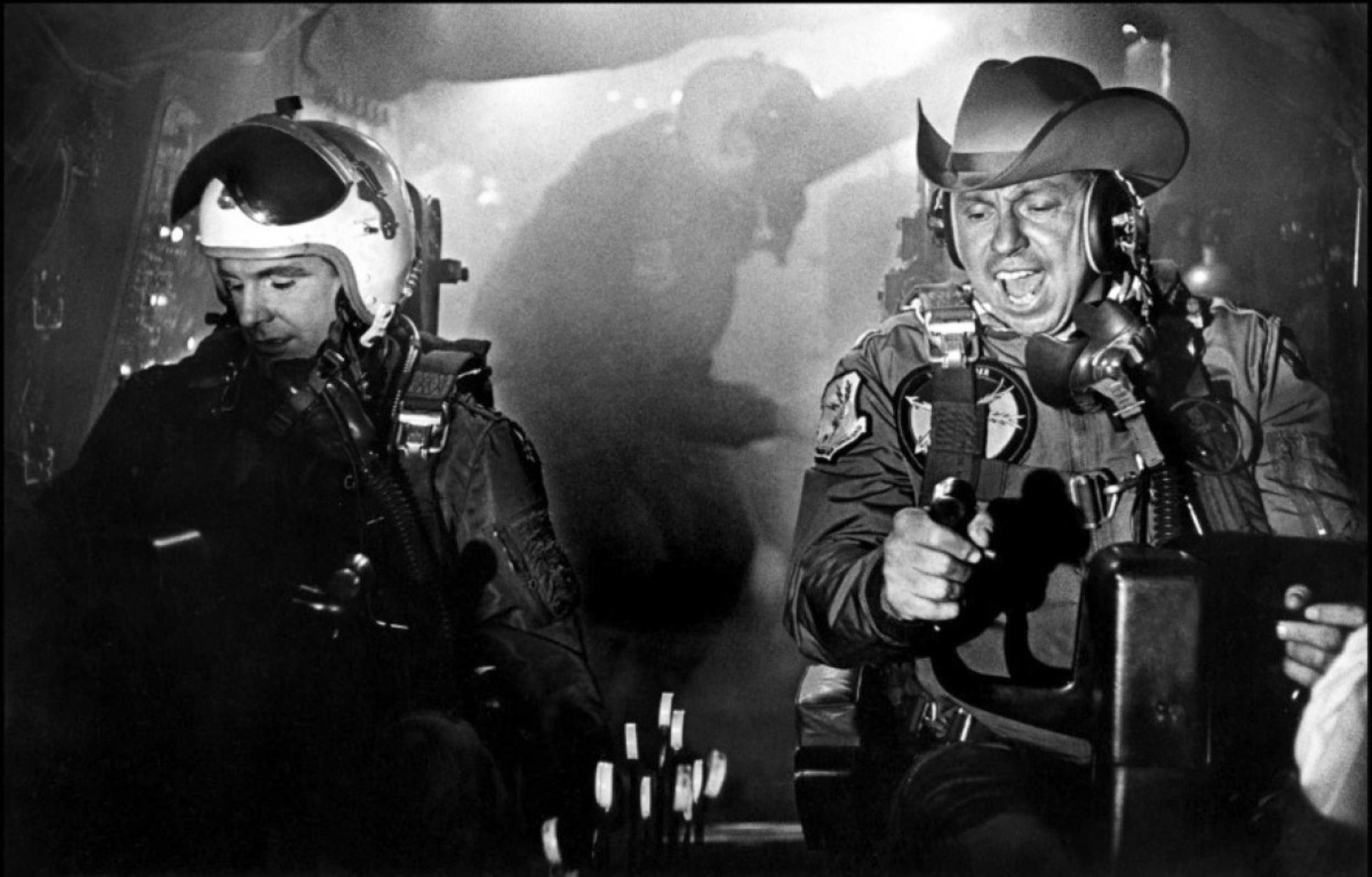 <p>There are a few distinct segments of “Dr. Strangelove,” Stanley Kubrick’s indelible war satire. While Peter Sellers is not in the plane portion, it is still quite memorable. Slim Pickens plays Major “King” Kong, who has received an inaccurate message that leads him on a mission to bomb the Soviet Union, which would trigger a civilization-destroying war. Cue Pickens riding a nuke like it’s a bucking bronco.</p><p><a href='https://www.msn.com/en-us/community/channel/vid-cj9pqbr0vn9in2b6ddcd8sfgpfq6x6utp44fssrv6mc2gtybw0us'>Follow us on MSN to see more of our exclusive entertainment content.</a></p>
