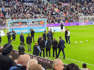 Newcastle United half time show involving co-owners Jamie Reuben, Mehrdad Ghodoussi and chairman Yasir Al-Rumayyan.