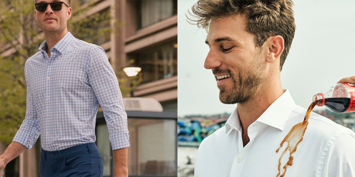 The 15 best wrinkle-free performance dress shirts comfortable enough ...