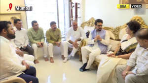 Anurag Thakur meets ace classical singer Padmaja Phenany Joglekar in Mumbai