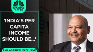'India's Per Capita Income Should Be...' | Anil Agarwal Exclusive | #CNBCTV18Digital