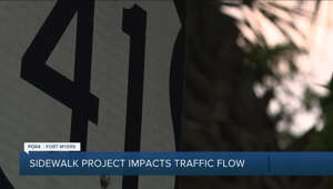 Sidewalk US-41 Project Impacts Traffic Flow