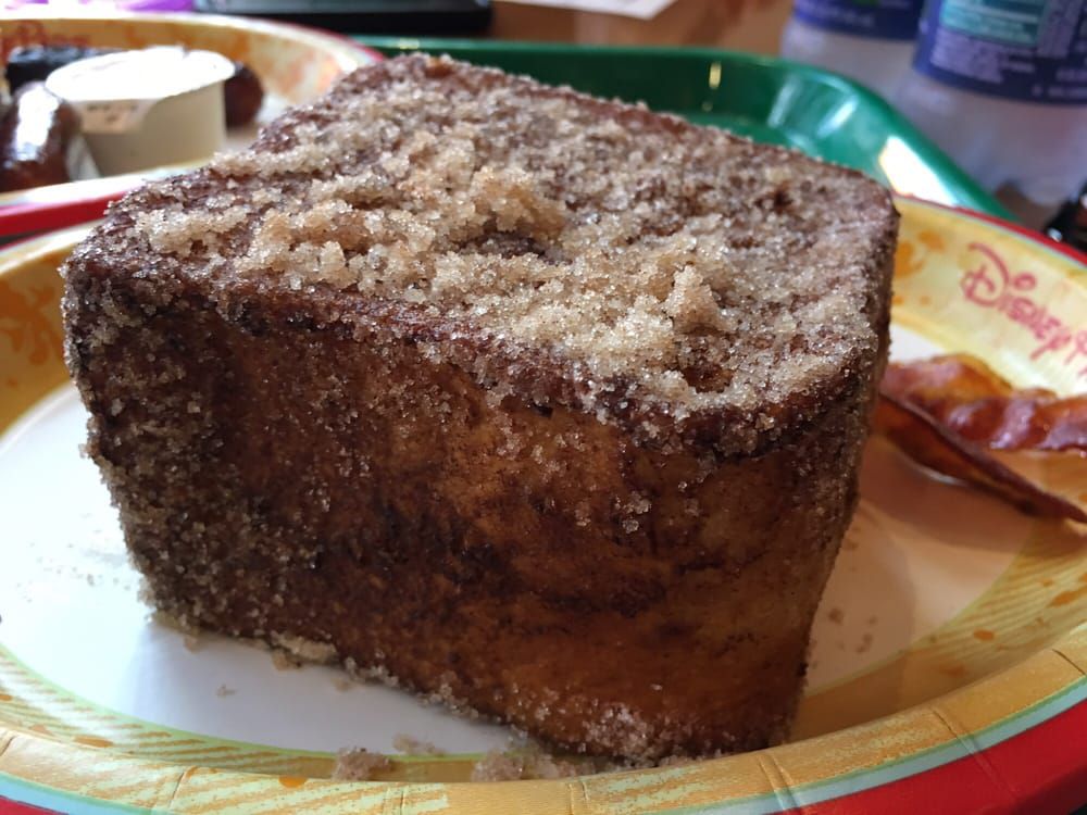 <p>Need a “wow” recipe for a special brunch? Look no further than Tonga Toast, served since the early '70s at Disney World's Polynesian Village Resort. This decadent spin on French toast is made with banana-stuffed sourdough that's battered, deep fried, and served sprinkled with cinnamon sugar. No wonder it has staying power. </p>  <p><a href="https://disneyparks.disney.go.com/blog/2020/05/disneymagicmoments-tonga-toast-at-disneys-polynesian-village-resort-the-ultimate-mothers-day-breakfast-treat/">Disney Parks</a></p>  <p><a href="https://blog.cheapism.com/indulgent-brunch-recipes/">25 Indulgent Brunch Recipes for a Weekend Feast at Home</a> </p>