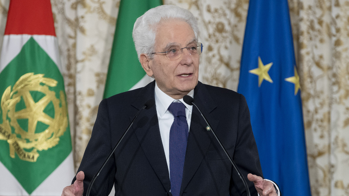il presidente della repubblica Sergio Mattarella