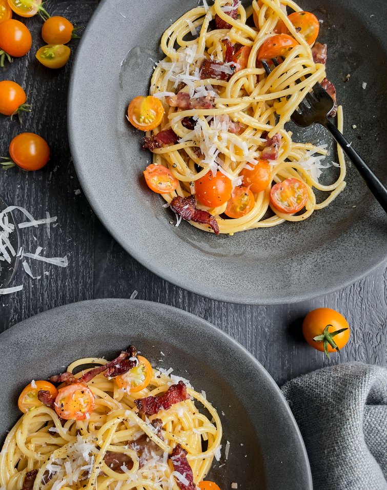 Sungold Spaghetti Carbonara