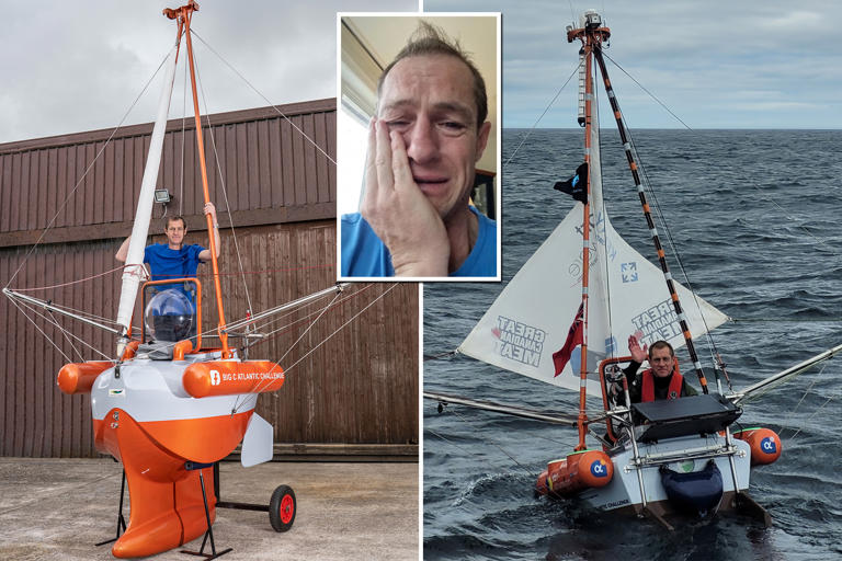 Record attempt for Atlantic crossing in smallest boat ends in tears as 3-foot vessel is destroyed