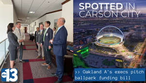 Athletics leadership pitch ballpark funding bill in Carson City