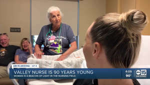 Valley nurse has no plans to retire at 90 years old