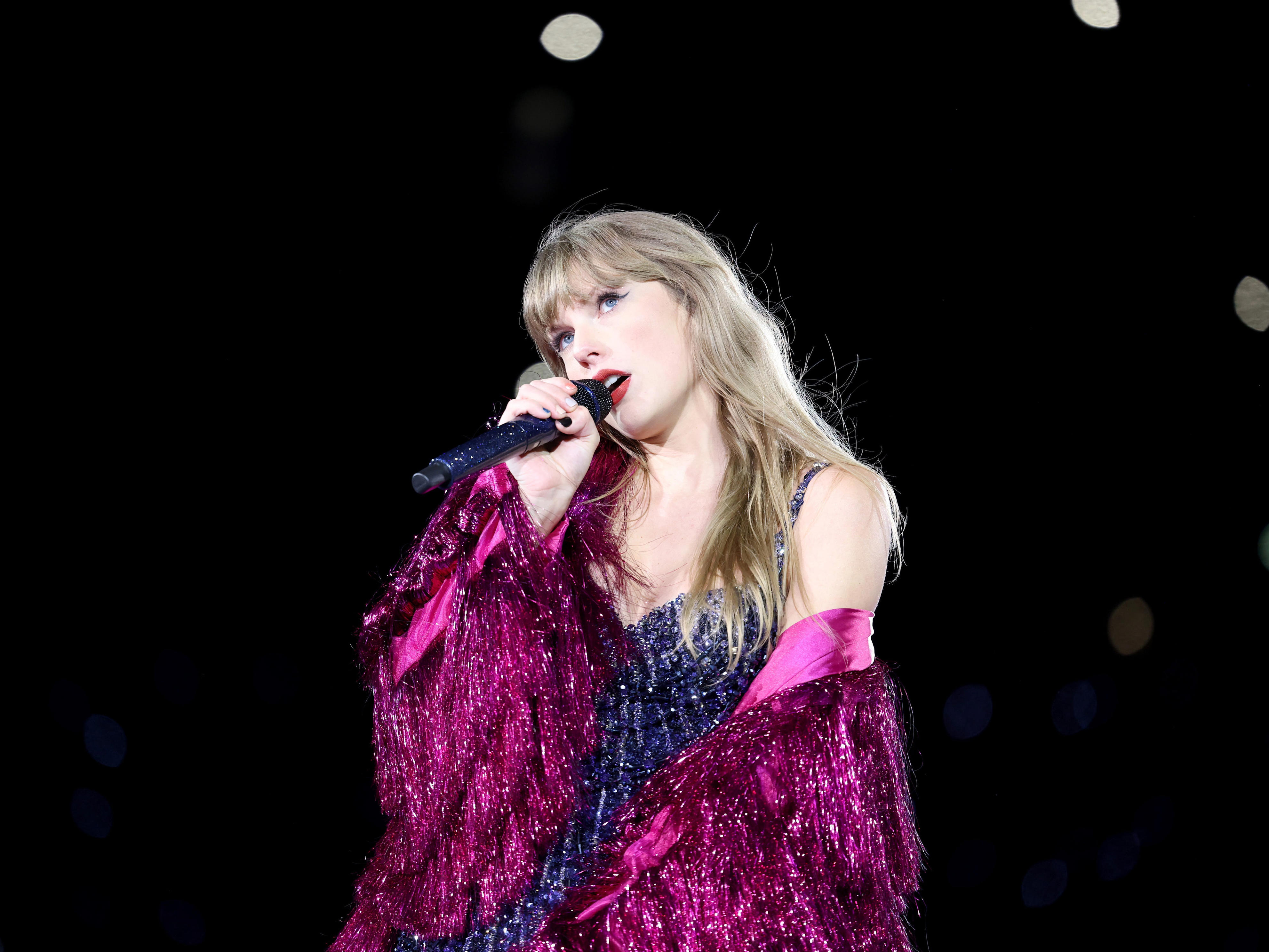 Taylor Swift performs during the Eras Tour. <a>Scott Eisen/TAS23/Getty Images for TAS Rights Management</a>