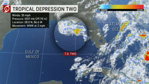 Tropical Depression 2 forms in the Gulf of Mexico