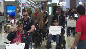 Des anciens combattants de la Seconde guerre mondiale ont embarqué à Atlanta pour participer aux commémorations du débarquement en Normandie.