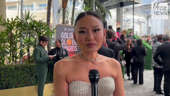 Li Jun Li discussed working with Brad Pitt and Margot Robbie on 