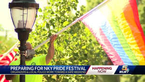Preparing for NKY Pride Festival