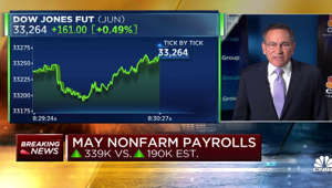 CNBC's Rick Santelli joins 'Squawk Box' to break down the May jobs report.
