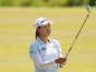 Minjee Lee lines up her shot on the ninth hole during the second round of the Mizuho Americas Open.
