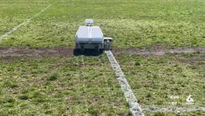 Have you ever wondered how the lines on sports fields are made?