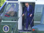 President Joe Biden hits head on Marine One. Fox News
