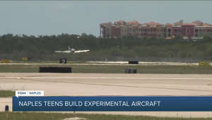 Youth-built airplane debuts in Naples