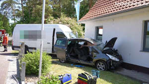 Fünf Menschen bei Vorfahrt-Crash nahe Kirchdorf schwer verletzt