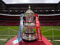 FA Cup trophy ahead of the FA Cup final at Wembley Stadium