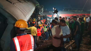 'Unbelievable situation' at train crash site