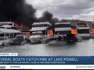 Houseboats catch fire at Lake Powell marina