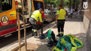 SAMUR revierte parada respiratoria de una niña tras un accidente en Madrid