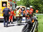Zu einem Motorradunfall kam es am Freitagnachmittag zwischen Birkland und Herzogsägmühle.